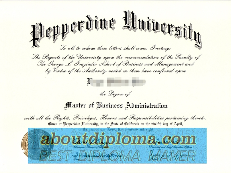 Best Fake Pepperdine University Diploma: How to Get the Real Deal Replica - 专业证书