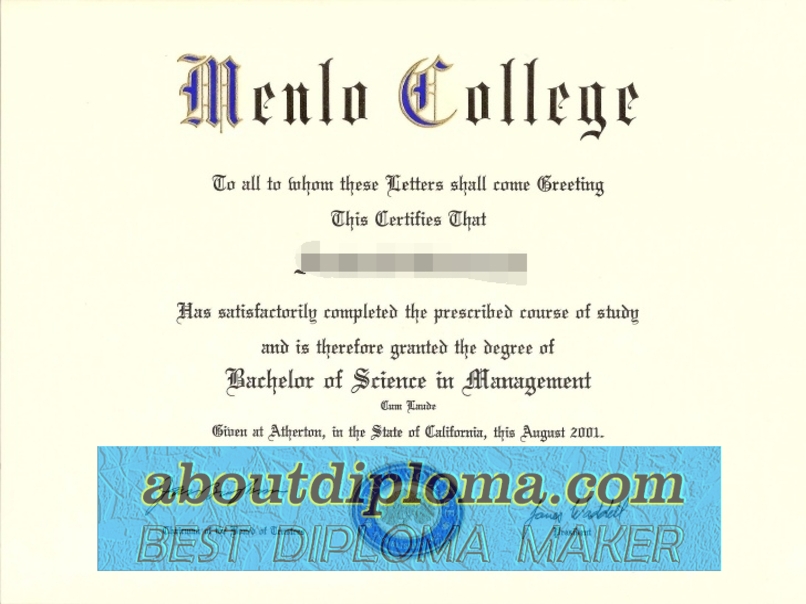 Buy Fake Menlo College Degree: Is It Worth the Risk? - 专业证书