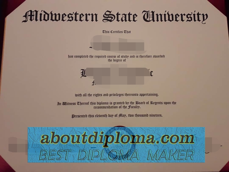 Buy Fake Midwestern State University Degree: Is It Worth the Risk? - 专业证书