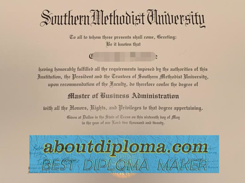 Buy Online: Unlock Your Potential with a Southern Methodist University Degree - 专业证书