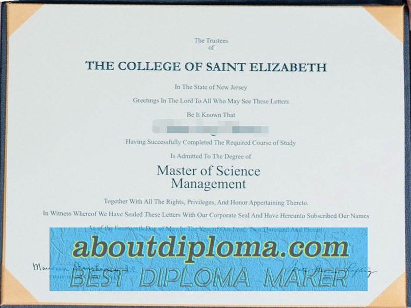 How to Successfully Copy Your College of Saint Elizabeth Diploma - 专业证书