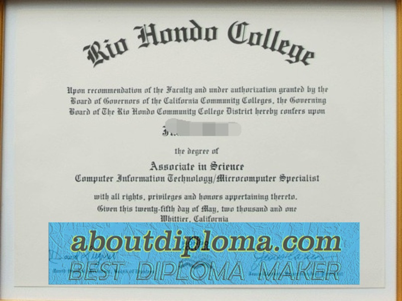 How to Copy Fake Rio Hondo College Diploma: A Step-by-Step Guide - 专业证书