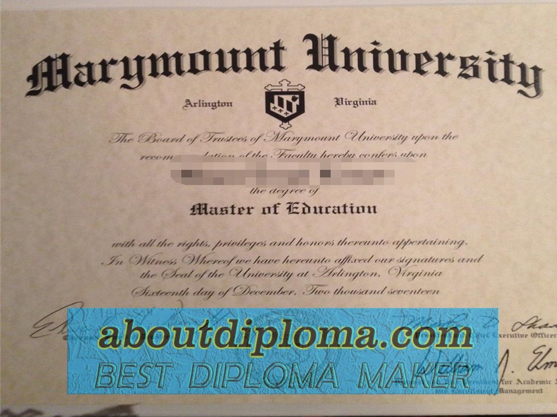 How to Copy Your Marymount University Degree: A Step-by-Step Guide - 专业证书