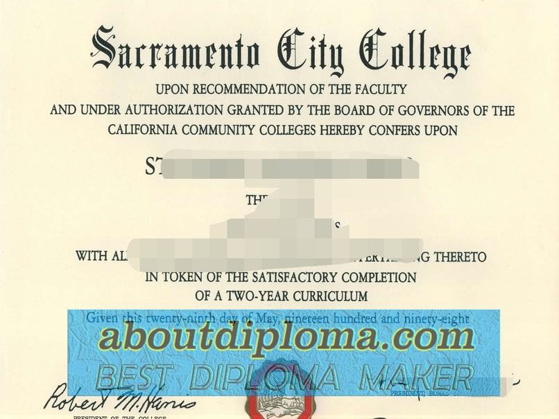 How to Copy Sacramento City College Diploma: A Step-by-Step Guide - 专业证书