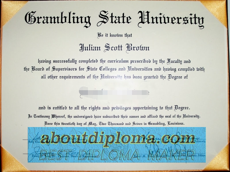 How to Buy a Degree from Grambling State University: A Step-by-Step Guide - 专业证书