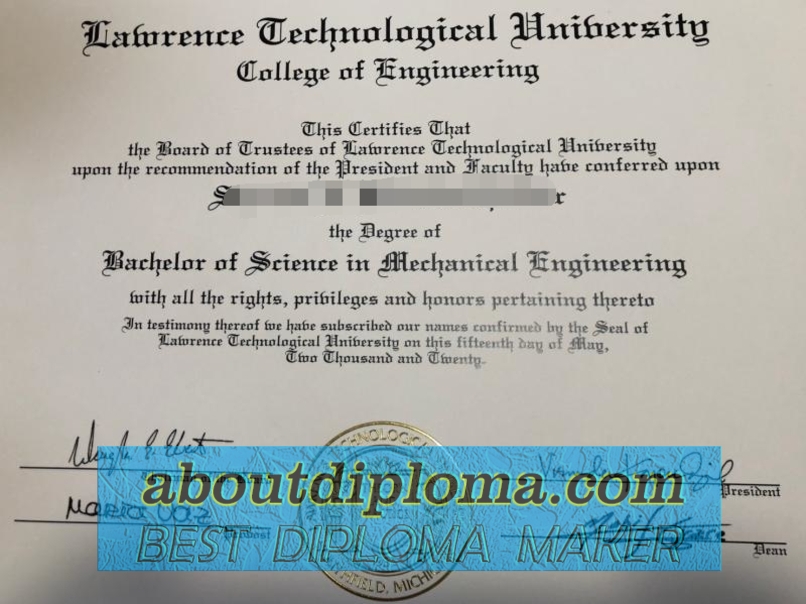 How to Buy a Lawrence Technological University Diploma: A Step-by-Step Guide - 专业证书