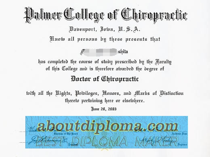 How to Buy a Palmer College of Chiropractic Diploma: A Step-by-Step Guide - 专业证书