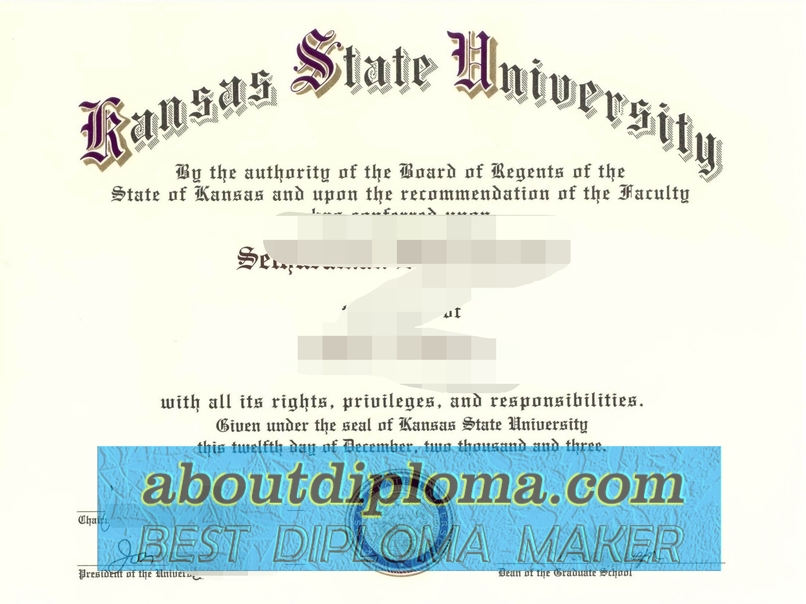 How Fast to Buy a Fake Kansas State University Diploma: A Step-by-Step Guide - 专业证书