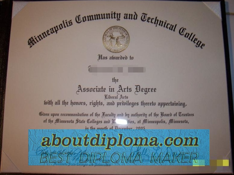 How Fast Can You Get a Fake Minneapolis Community and Technical College Degree? - 专业证书