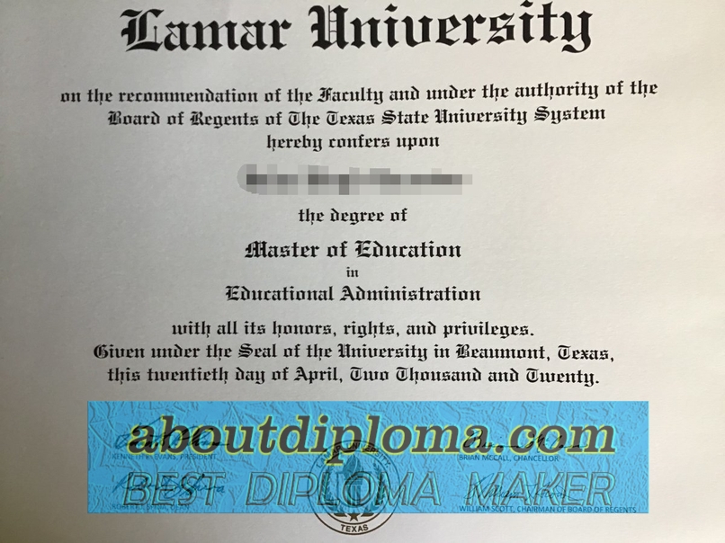 How to Buy Fake Lamar University Diploma: A Step-by-Step Guide - 专业证书