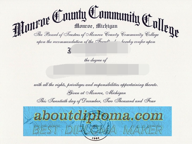How to Buy a Fake Monroe County Community College Diploma: A Step-by-Step Guide - 专业证书