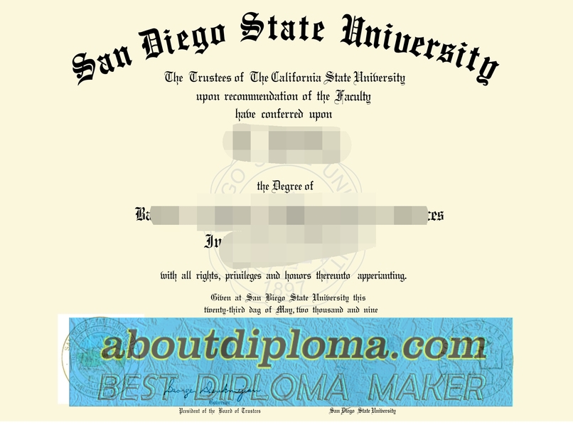 How to Buy a Fake San Diego State University Degree: A Step-by-Step Guide - 专业证书