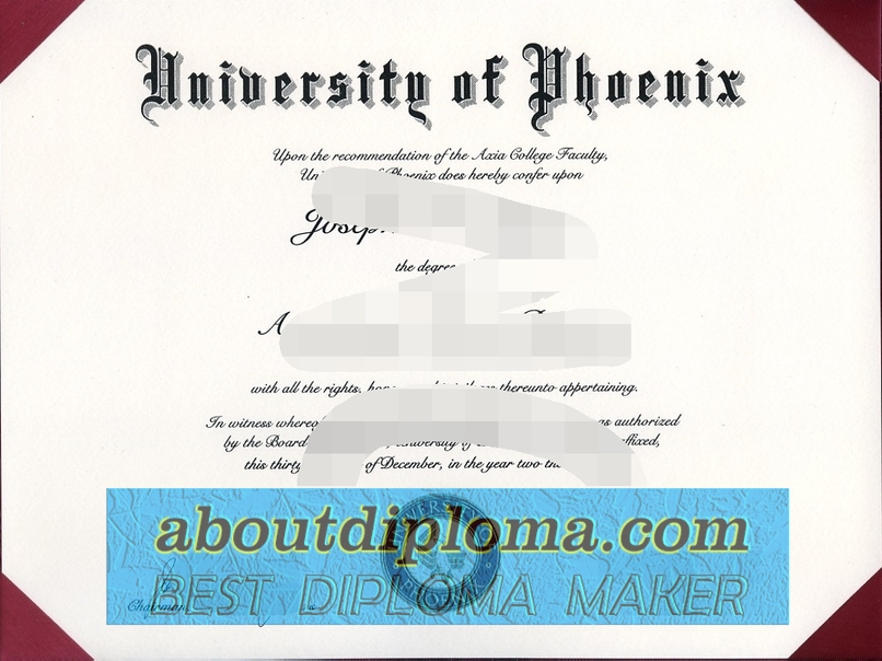 How to Buy a Fake University of Phoenix Degree: A Step-by-Step Guide - 专业证书