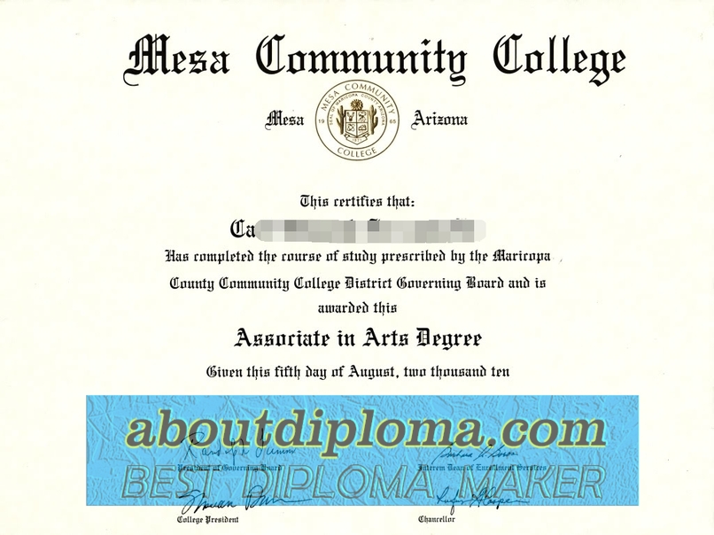 How to Create a Fake Mesa Community College Degree: Step-by-Step Guide - 专业证书制造
