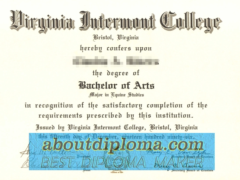 How to Create a Fake Virginia Intermont College Degree: Step-by-Step Guide - 专业证书