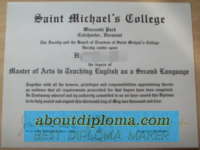 How to Create a Fake Saint Michael’s College Degree: Step-by-Step Guide - 专业证书