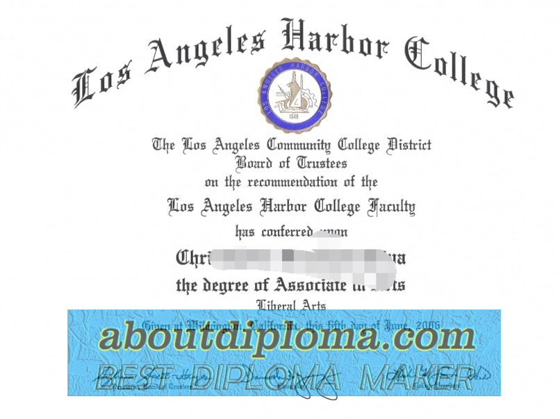 How to Order a Fake Los Angeles Harbor College Diploma: Step-by-Step Guide - 专业证书