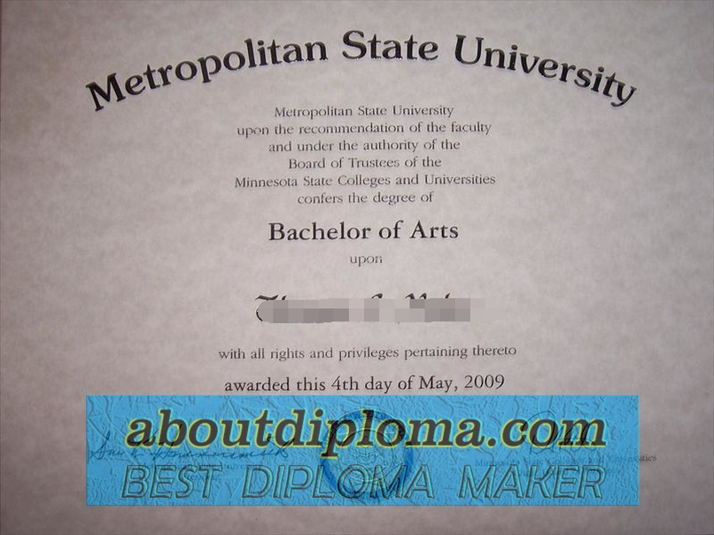 How to Purchase a Fake Metropolitan State University Degree: A Step-by-Step Guide - 专业证书