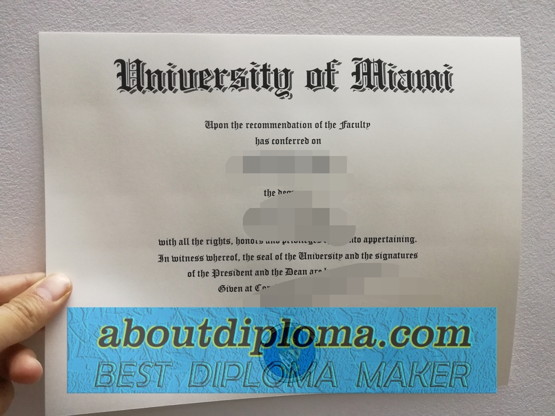 How to Purchase a Fake University of Miami Diploma: A Step-by-Step Guide