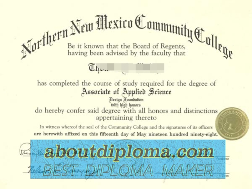 How to Purchase a Fake Northern New Mexico Community College Degree: Where to Order - 专业证书