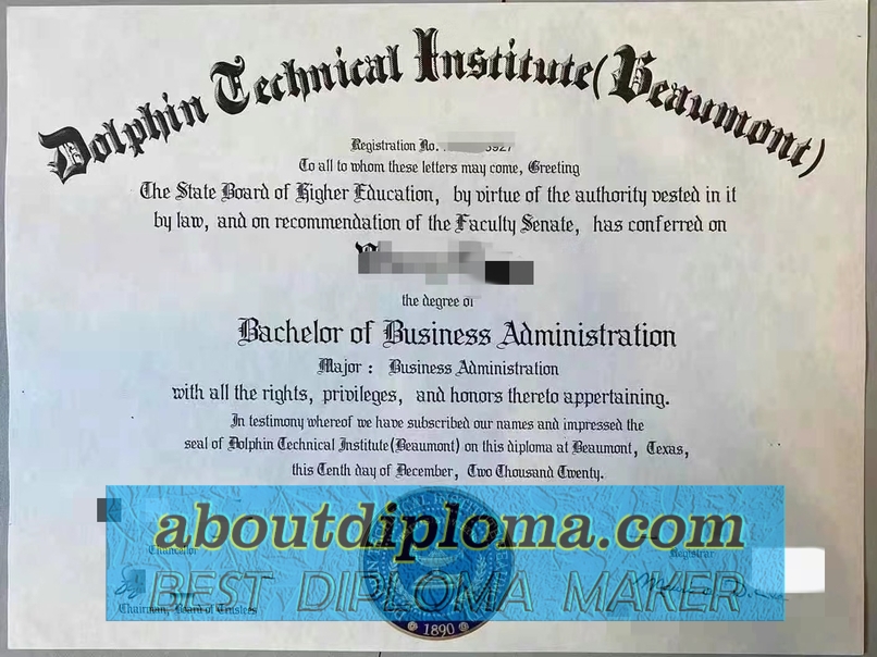 How to Make a Fake Dolphin Technical Institute (Beaumont) Degree: A Step-by-Step Guide - 专业证书