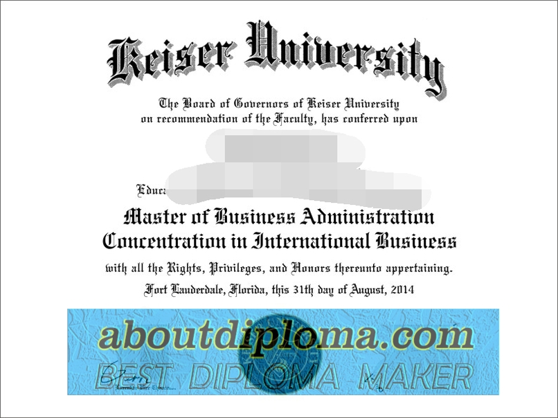 How to Make a Fake Keiser University Diploma: Step-by-Step Guide - 专业证书