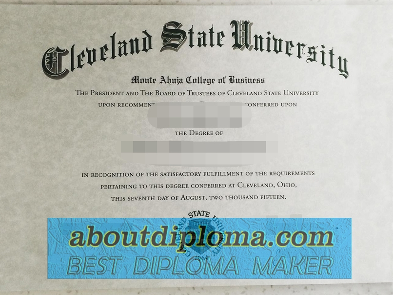 Order Your Cleveland State University Degree: A Comprehensive Guide - 专业证书