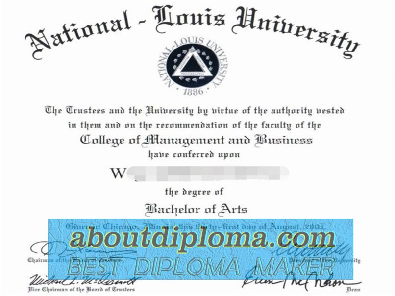 Purchase Fake National Louis University Diploma: A Comprehensive Guide - 专业证书