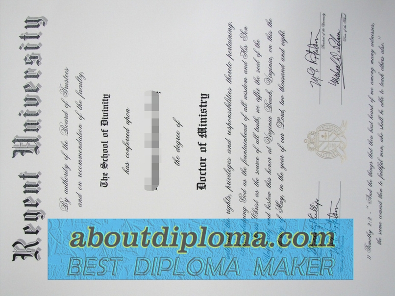 Purchase Fake Regent University Degree: Is It Worth the Risk? - 专业证书