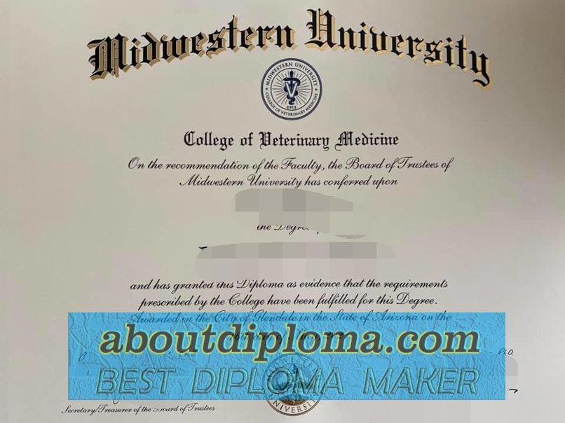 Unveiling the Authenticity: Replica Midwestern University Diploma - 专业证书