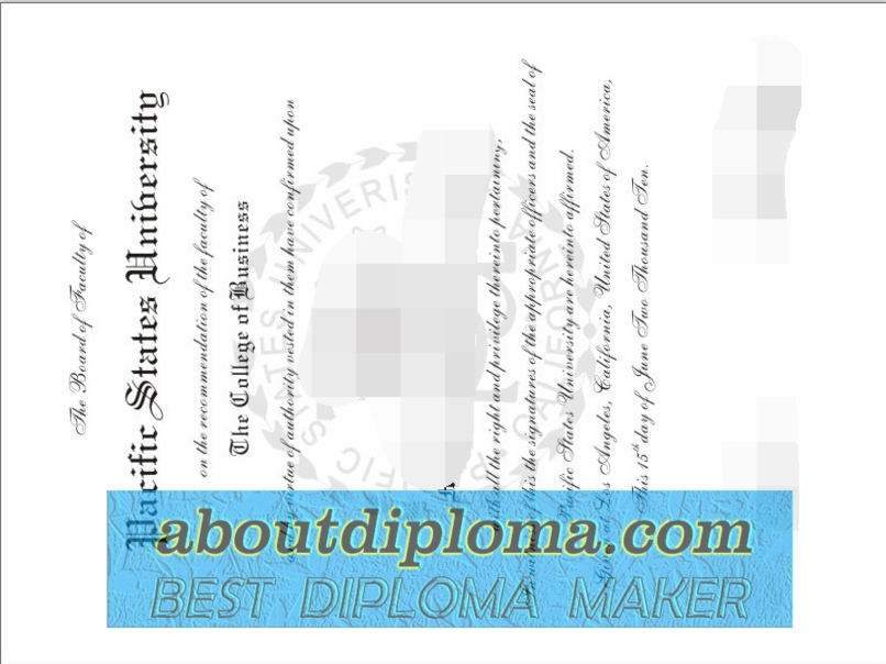 Replica Pacific States University Degree: Your Path to Success