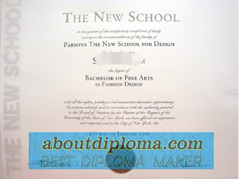 Replica Parsons The New School for Design Degree: Your Key to Creative Success