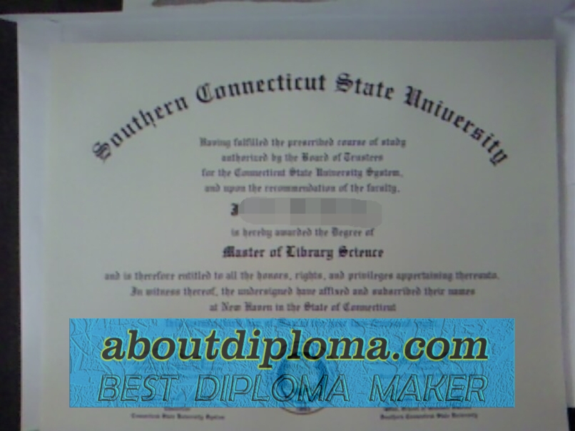 Replica Southern Connecticut State University Diploma: Your Path to Academic Success - 专业证书