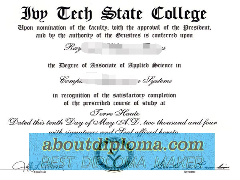 The Steps to Buy a Fake Ivy Tech State College Degree: A Comprehensive Guide - 专业证书