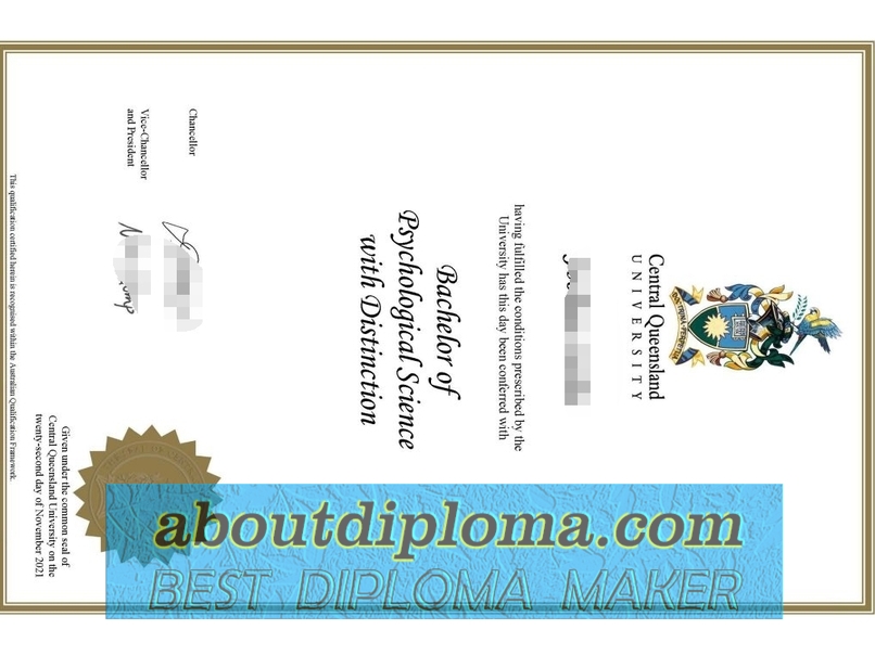 Unveiling the Best Fake Central Queensland University Degree