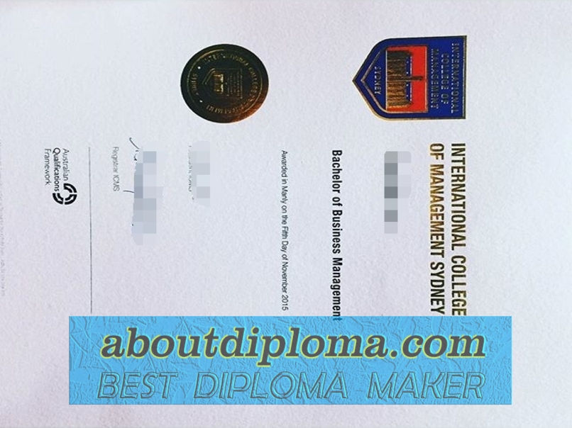 Best Fake International College of Management, Sydney Diploma: Your Gateway to Global Recognition - 专业证书