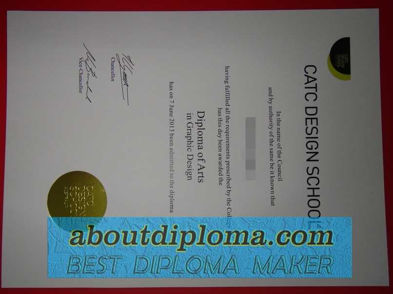 Buy Fake CATC Design School Diploma: Is It Worth the Risk? - 专业证书