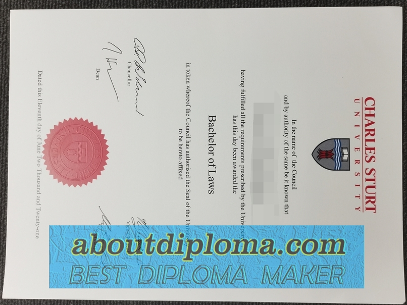 Buy Fake Charles Sturt University Degree: Is It Worth the Risk? - 专业证书