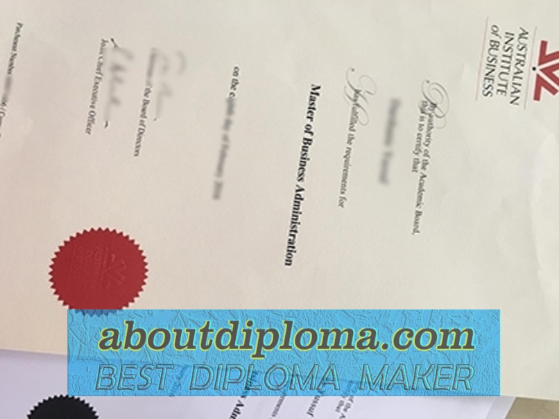 How to Copy the Australian Institute of Business Degree: A Step-by-Step Guide - 专业证书