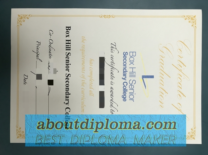 How to Buy a Fake Box Hill Senior Secondary College Degree: A Step-by-Step Guide