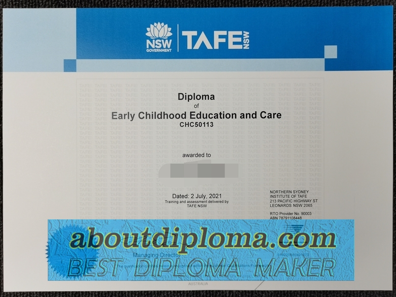 How to Buy a Fake TAFE NSW Diploma: A Step-by-Step Guide - 专业证书