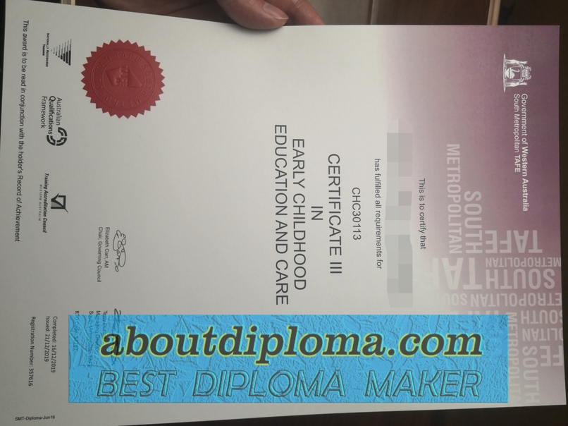 How to Buy a Phony South Metropolitan TAFE Diploma: A Step-by-Step Guide - 专业证书