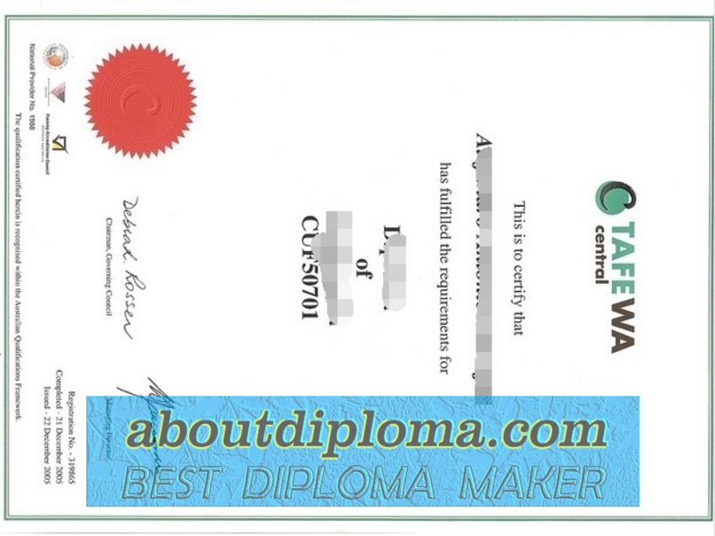 How to Order a Fake Central TAFE WA Degree: A Step-by-Step Guide - 专业证书