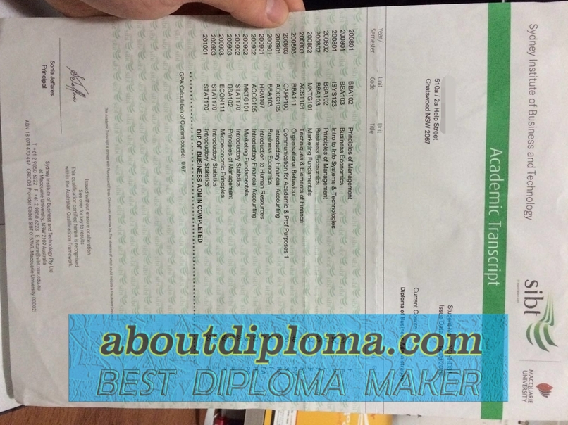 How to Order a Fake Sydney Institute of Business and Technology Diploma: A Step-by-Step Guide - 专业证书