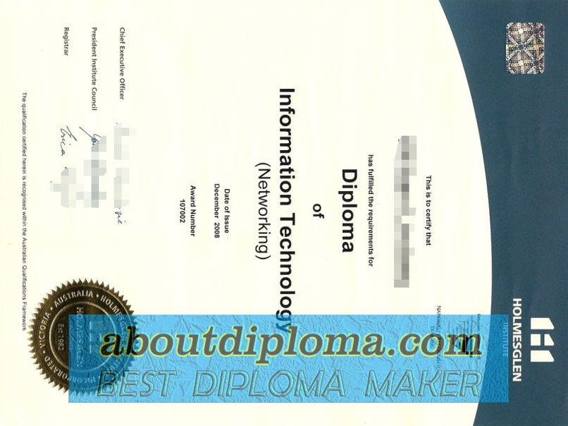 Where to Purchase a Fake Holmesglen Institute Diploma: A Buyer’s Guide - 专业证书