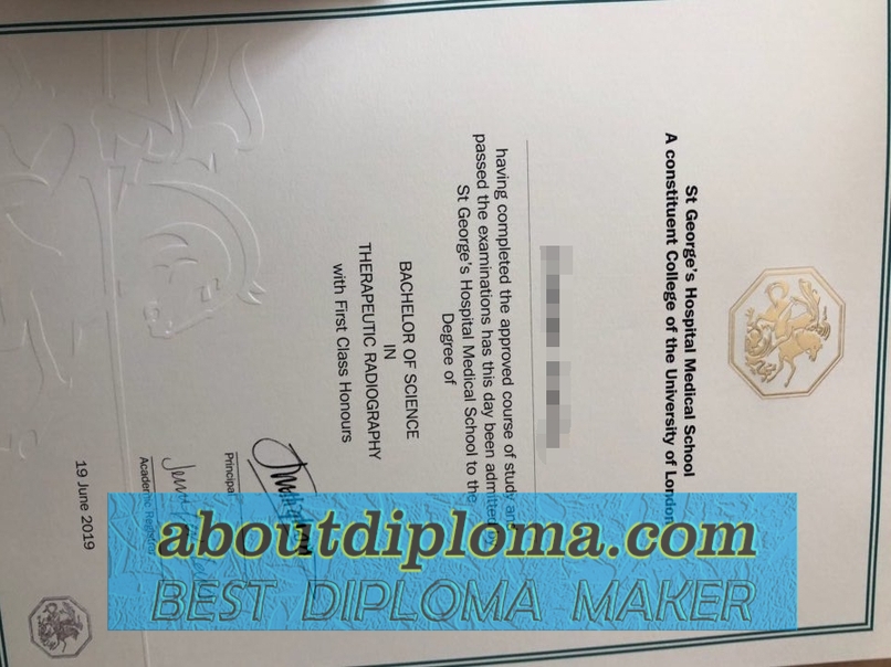 Best Fake St George’s, University of London Degree: The Ultimate Guide - 专业证书