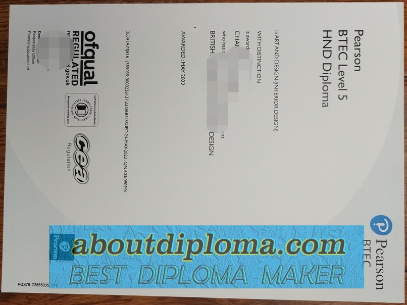 Buy Fake Pearson BTEC Level 5 HND Diploma: A Comprehensive Guide - 专业证书