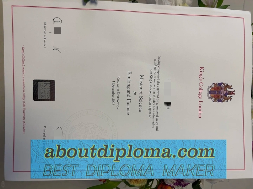 Buy Online King’s College London (KCL) Diploma Degree: Your Path to Success - 专业证书制造