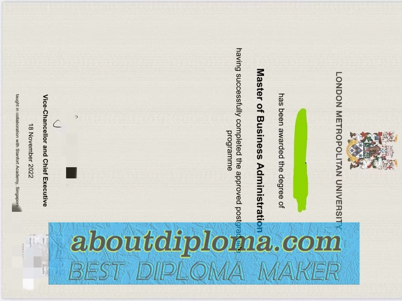 Buy Online: London Metropolitan University Degree - Your Path to Success - 专业证书