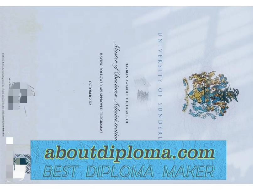 Buy Online University of Sunderland Diploma: A Comprehensive Guide - 专业证书